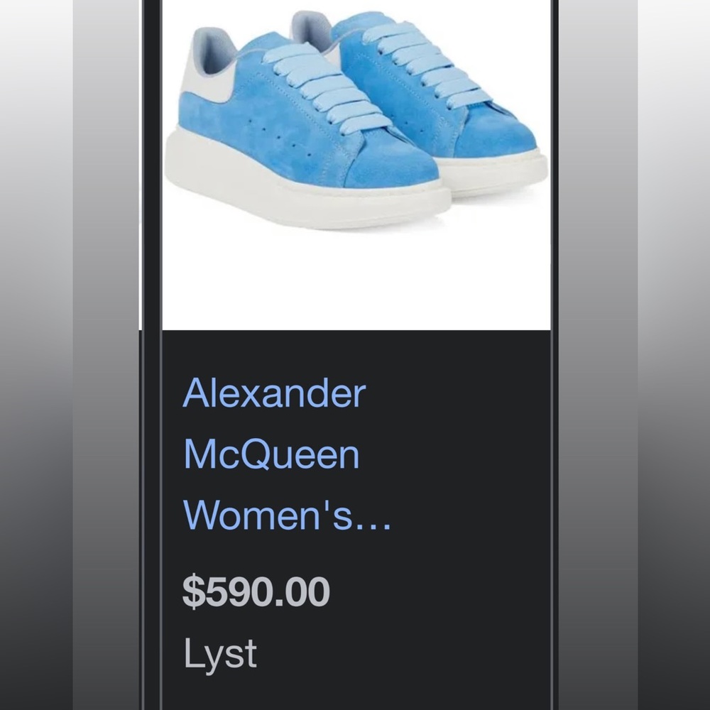 suede Alexander Mcqueens worn once